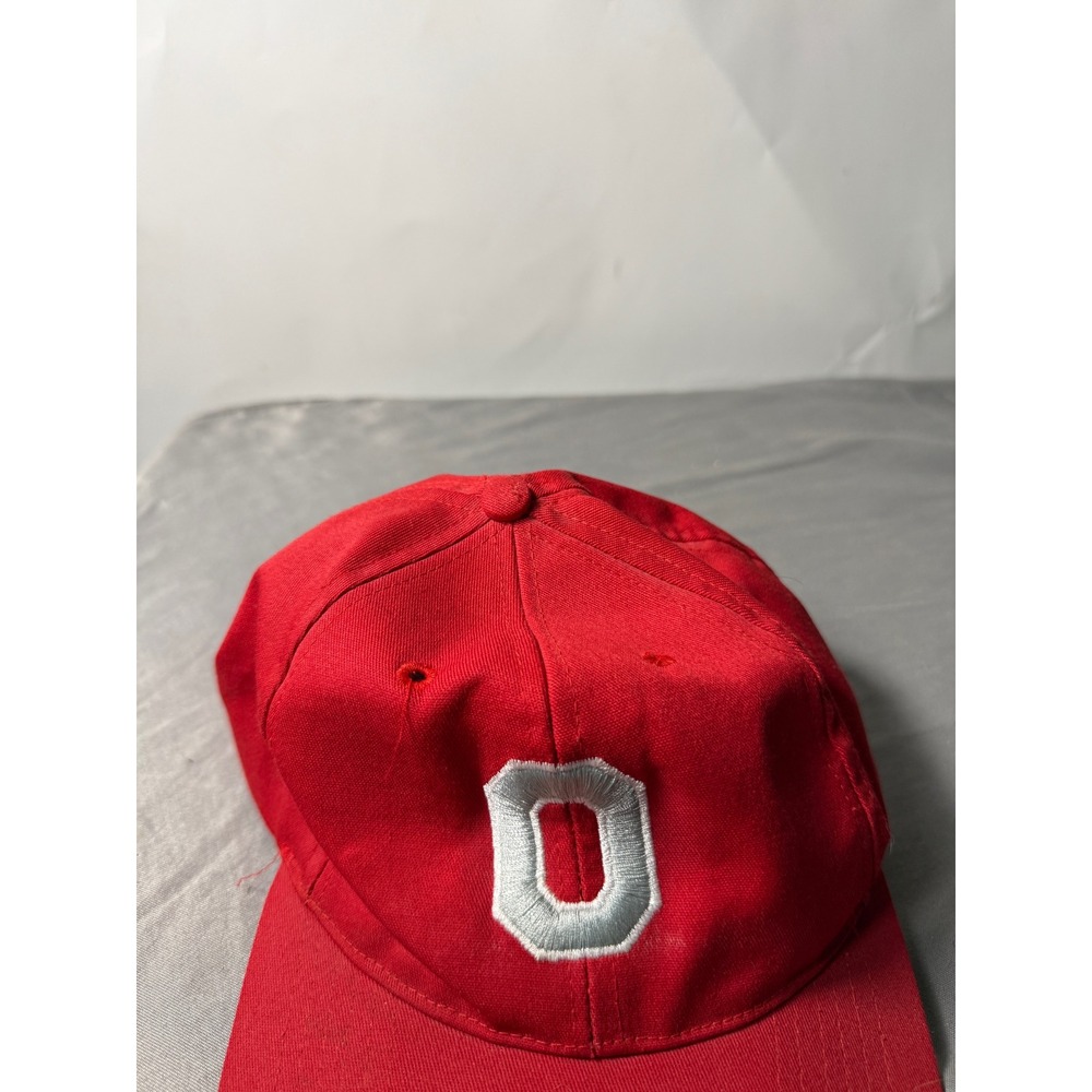 Vintage Ohio State Buckeyes Hat Twins Enterprise Red Snapback Made in USA Cap